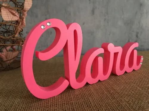 Letras de MDF -Nomes - Letras Cursivas