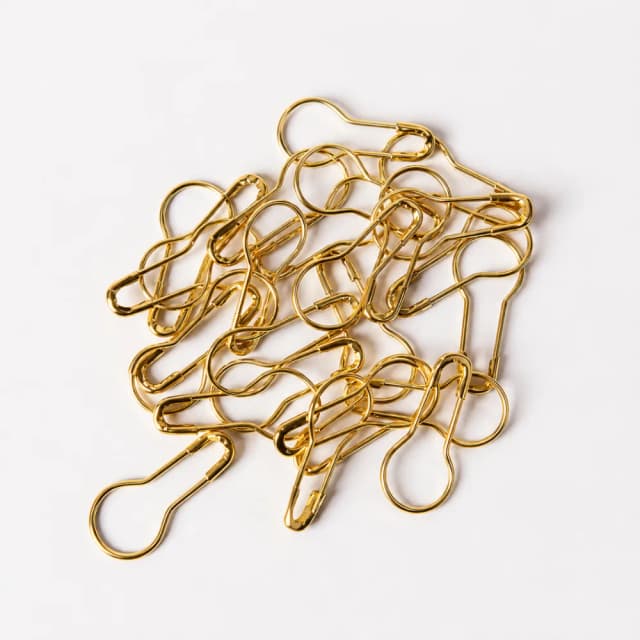 Alfinete de Bulbo ou Lampada Dourado ou prateado com 100 Unidades