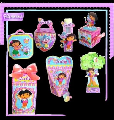 Kit 30 Lembrancinhas Dora Aventureira