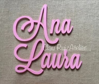 Letras Decorativas Nome De Parede
