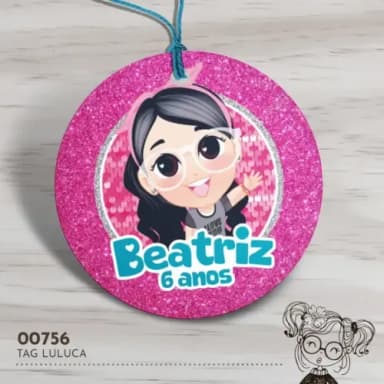 Tag Redonda Luluca - 00756