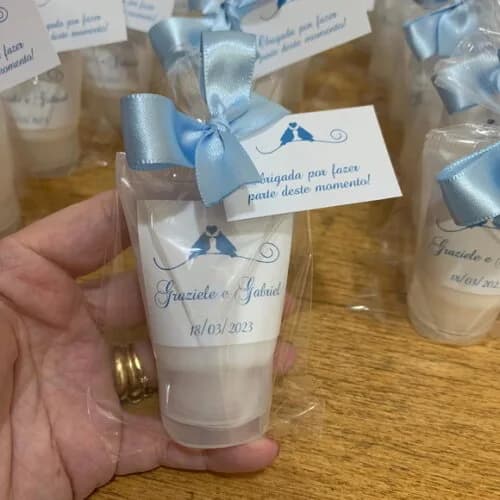 Lembrança para Casamento Hidratante Azul Serenity