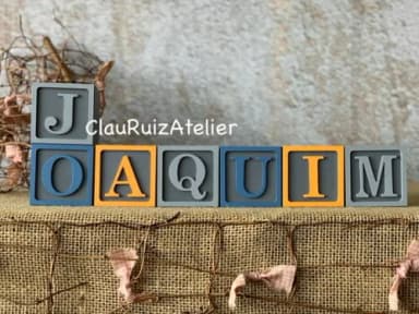 Nomes Personalizados em Cubos 6x6cm Ts