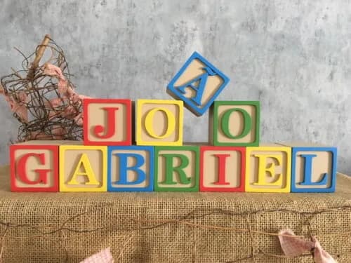 Cubos com Nome 6x6cm Toy Story