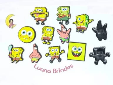 Ponteira P/lápis Bob Esponja Pacote com 10 Unidades