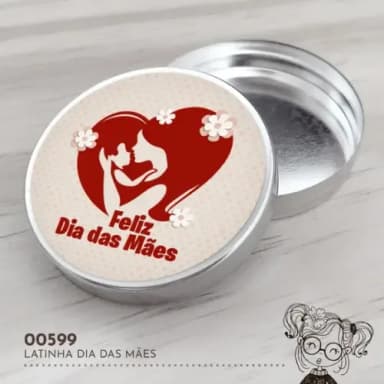 Latinha Adesivada Dia das Mães - 00599