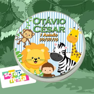 Latinhas 5x1 Festa Safari
