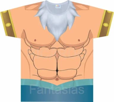 Camiseta Estampa Vikings Guerreiro Nórdico Adulto Rei do Mar
