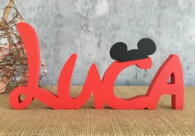Letras Decorativas Festa Mickey