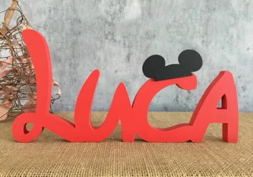Letras Decorativas Festa Mickey