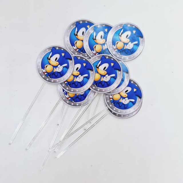 Topper de Doces Personalizados SONIIC