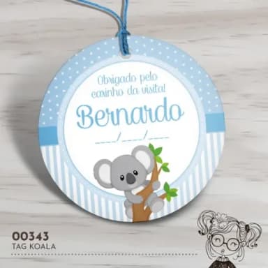 Tag Redonda Koala - 00343