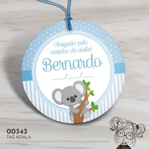 Tag Redonda Koala - 00343