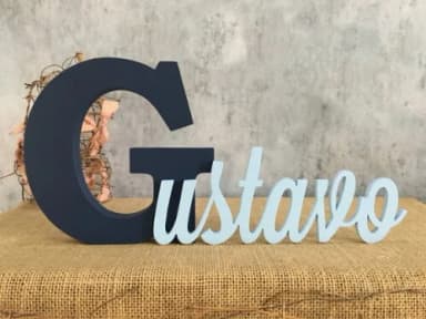 Letras Decorativas em MDF PERSONALIZADO 18cm