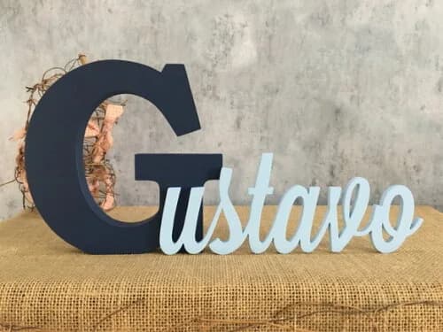 Letras Decorativas em MDF PERSONALIZADO 18cm