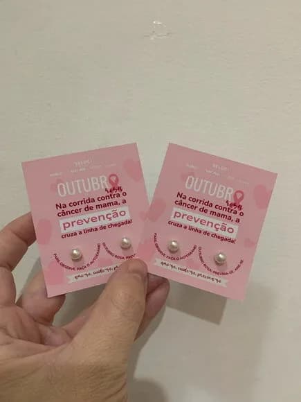 Brinde Outubro Rosa/ Dia da Mulher/ Dia das Mães