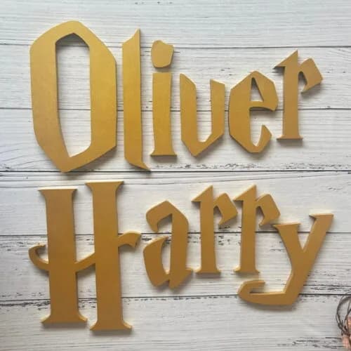 Harry Potter Letras Decorativas de Parede -festa Infantil