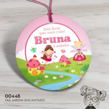 Tag Redonda Jardim Encantado - 00448
