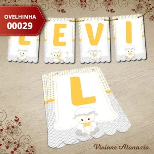 Bandeirola Ovelhinha - 00029