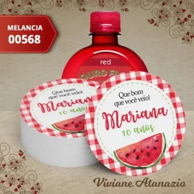 Adesivo Água Ouro Fino Melancia - 00568
