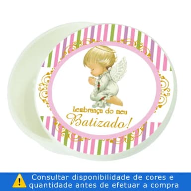 Latinha Personalizada Colorida Branca