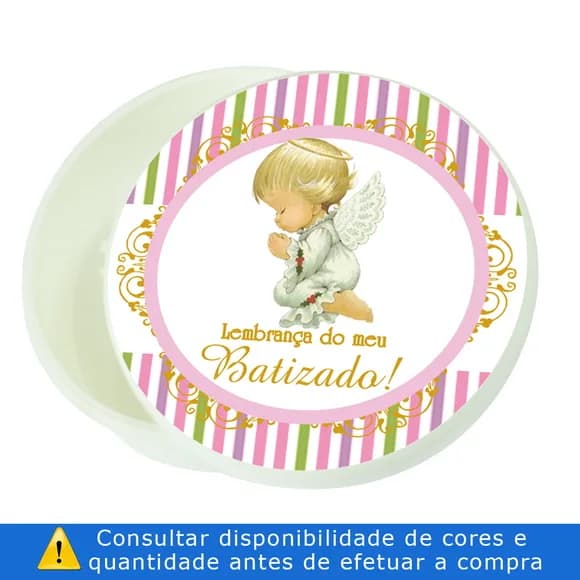 Latinha Personalizada Colorida Branca