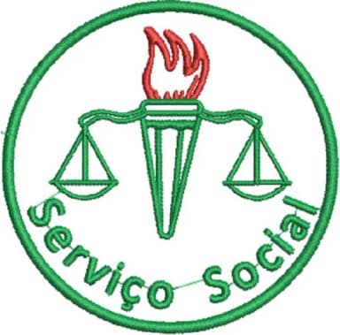 Matriz de Bordado Símbolo Serviço Social