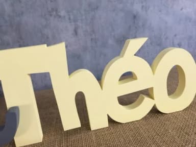 Letras Decorativas - Nome em mdf Linha Ch