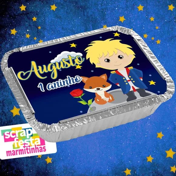 Marmitinha Personalizada Festa O Pequeno Príncipe