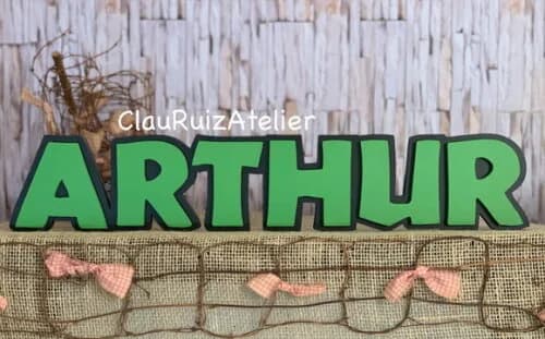 Jurassic Park - Letras de mdf -nomes