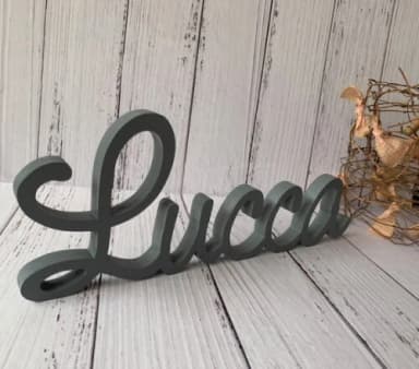Letras Decorativas em mdf - Linha Cursiva