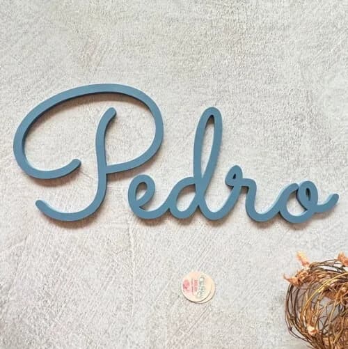 Nome de Parede em mdf - Decoração Bebê e Infantil