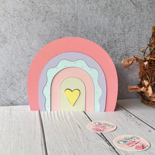 Arco Íris de Mesa Boho Decoração Bebê
