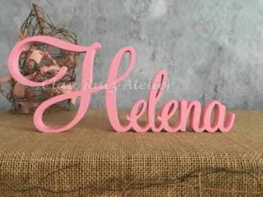 Letras de mdf -nomes - Letras Cursivas