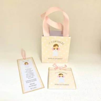 Kit Sacolinha personalizada + Sachê sementinha + marcador