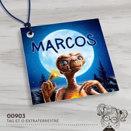 Tag Quadrada Et o Extraterrestre - 00903