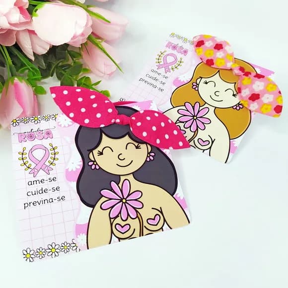 Tag para Xuxinha Outubro Rosa - Não Acompanha Xuxinha