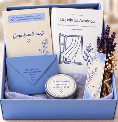 Caixa de Acolhimento para Perda de Ente Querido | Presente de Cuidado e Conforto | Travessia Presença