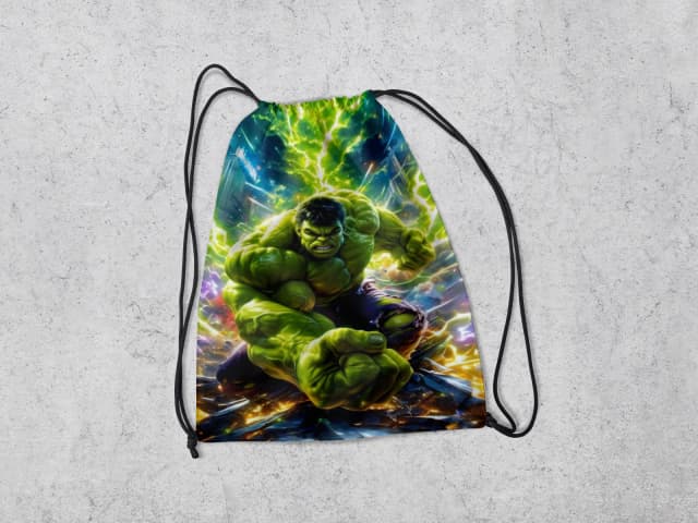 Mochilinha Personalizada para lembrancinhas Hulk
