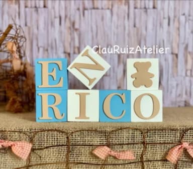 Cubos 6x6cm Urso
