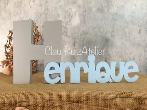 Letras Decorativas em MDF PERSONALIZADO 18cm