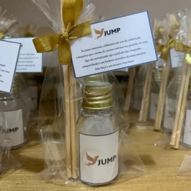 Brinde Corporativo Mini Aromatizador com Logo Escritório Adv