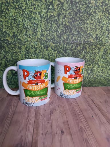 Caneca Personalizada Dia dos Professores | Presente Criativo e Exclusivo 🍎📚