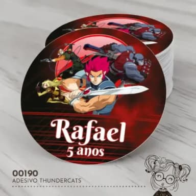 Adesivo Redondo Thundercats - 00190