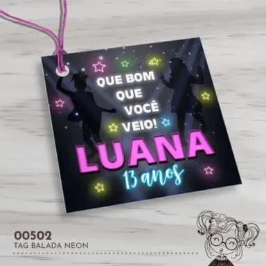 Tag Quadrada Balada - 00502