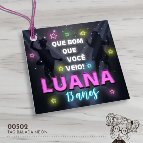 Tag Quadrada Balada - 00502
