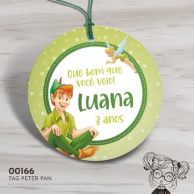 Tag Redonda Peter Pan - 00166