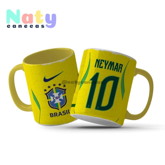 Caneca Personalizada Futebol Brasil