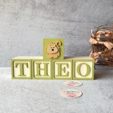 Safari Cubos 6x6cm - Decoração Bebè