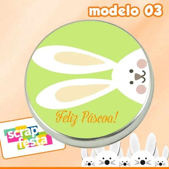 Latinhas Personalizadas Festa Páscoa